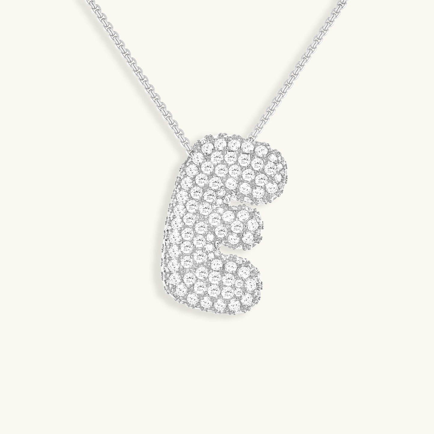 Aven Initial Diamanten Ketting