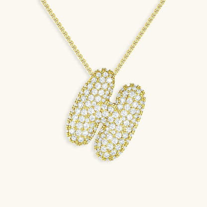 Aven Initial Diamanten Ketting