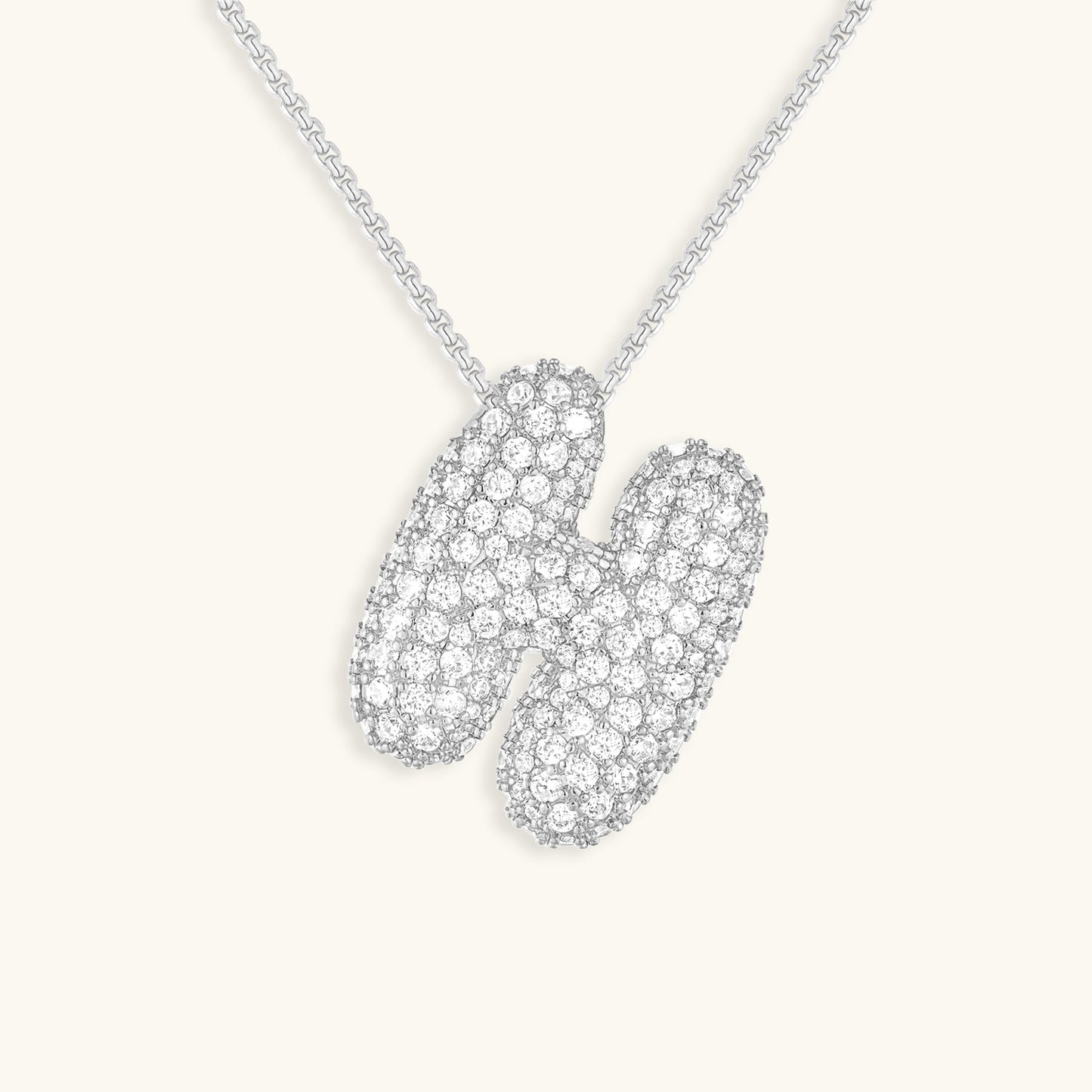 Aven Initial Diamanten Ketting