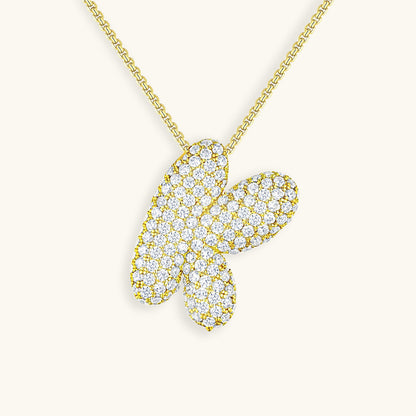 Aven Initial Diamanten Ketting
