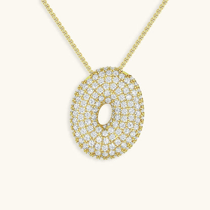 Aven Initial Diamanten Ketting