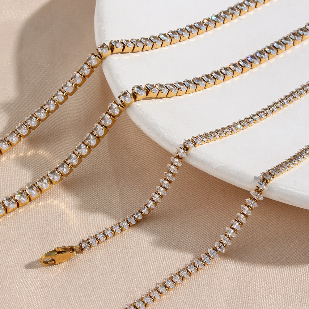 Noreli diamanten tennisketting