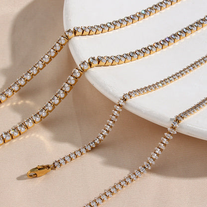 Noreli diamanten tennisketting