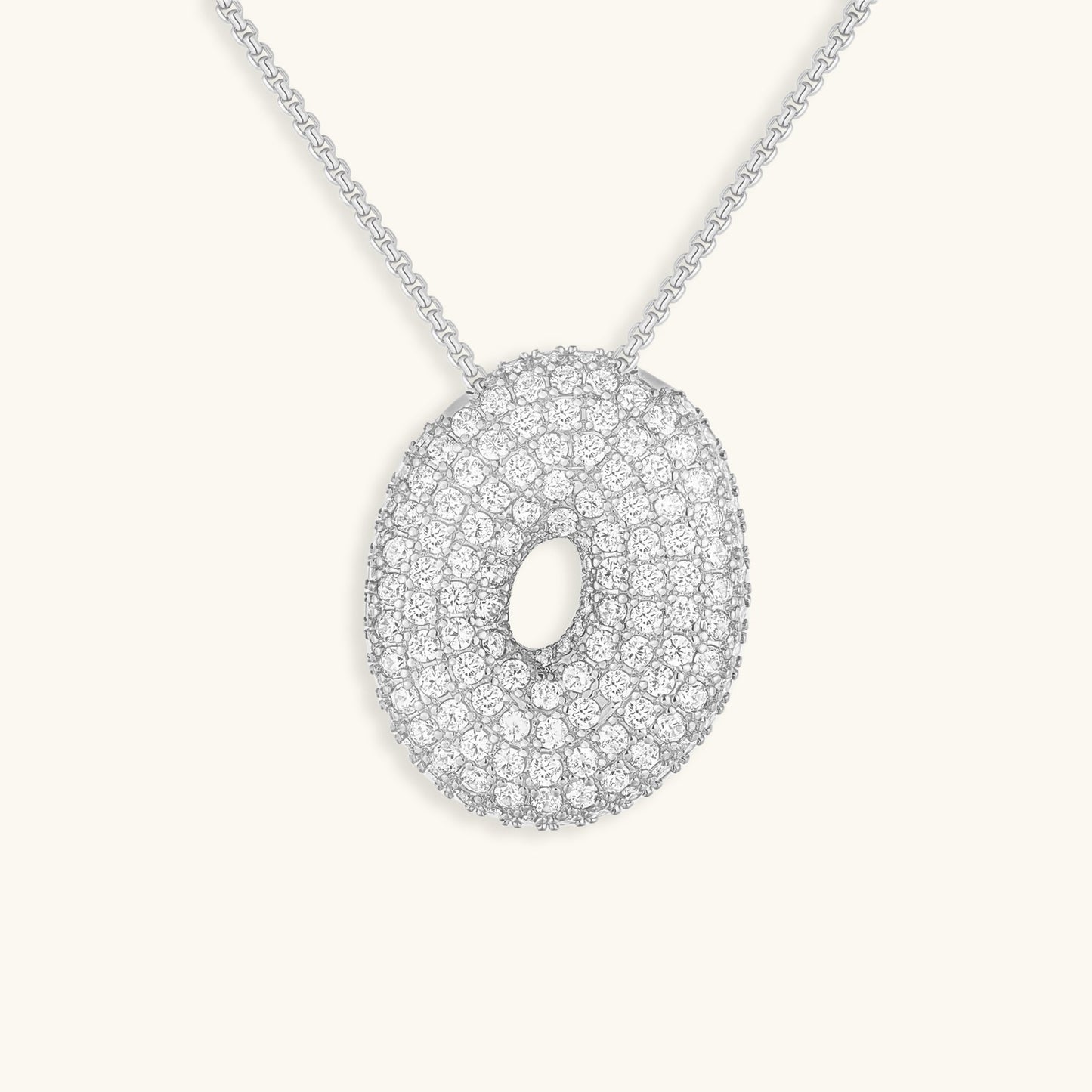Aven Initial Diamanten Ketting
