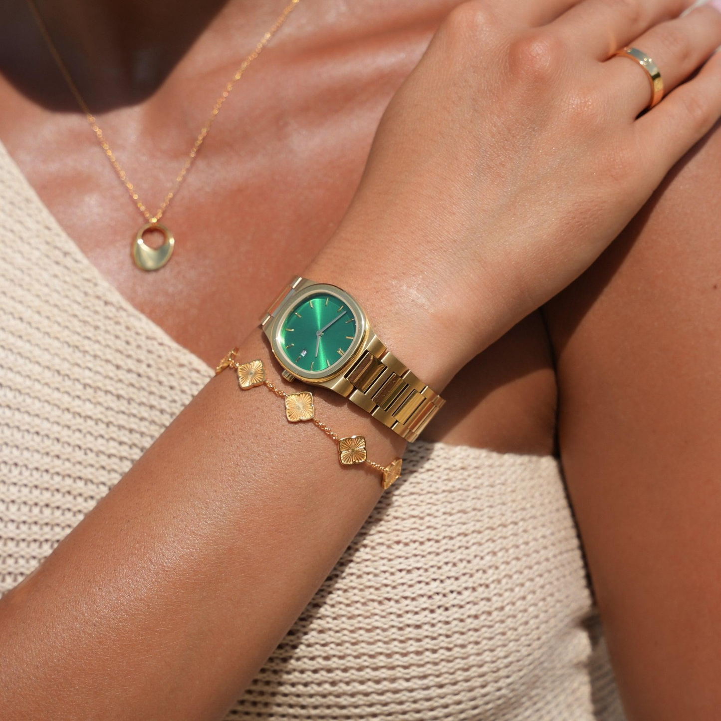 Anabele Watch Silver Wave
