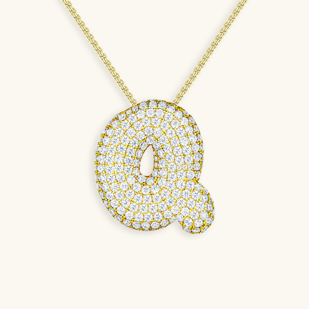 Aven Initial Diamanten Ketting