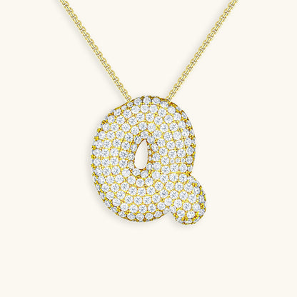 Aven Initial Diamanten Ketting