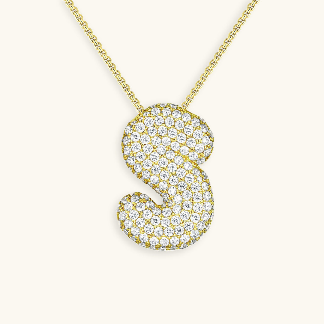 Aven Initial Diamanten Ketting
