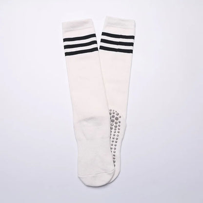 Mid-Tube Women’s Pilates & Yoga Socks Non-Slip Cotton