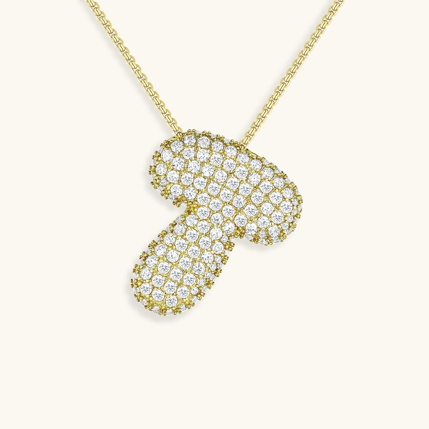 Aven Initial Diamanten Ketting