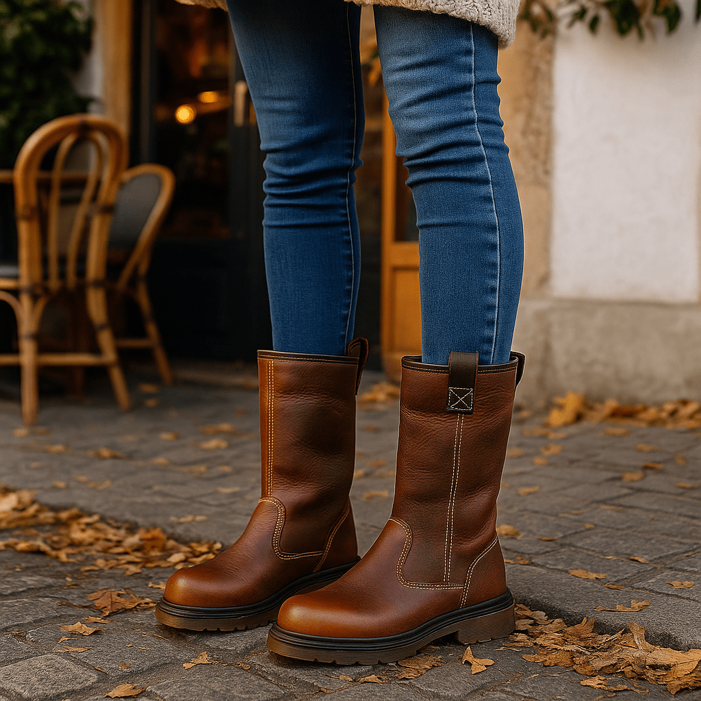 Glazel - Leather Ankle Boots - Lined