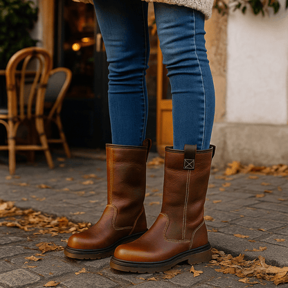 Glazel - Leather Ankle Boots - Lined