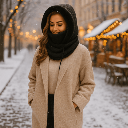 Olivia - Winter Knit Set - Lined Hood